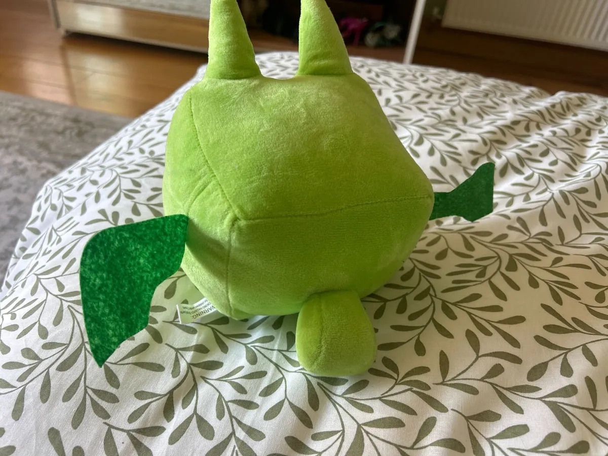 Green square plush toy kids - Image 2