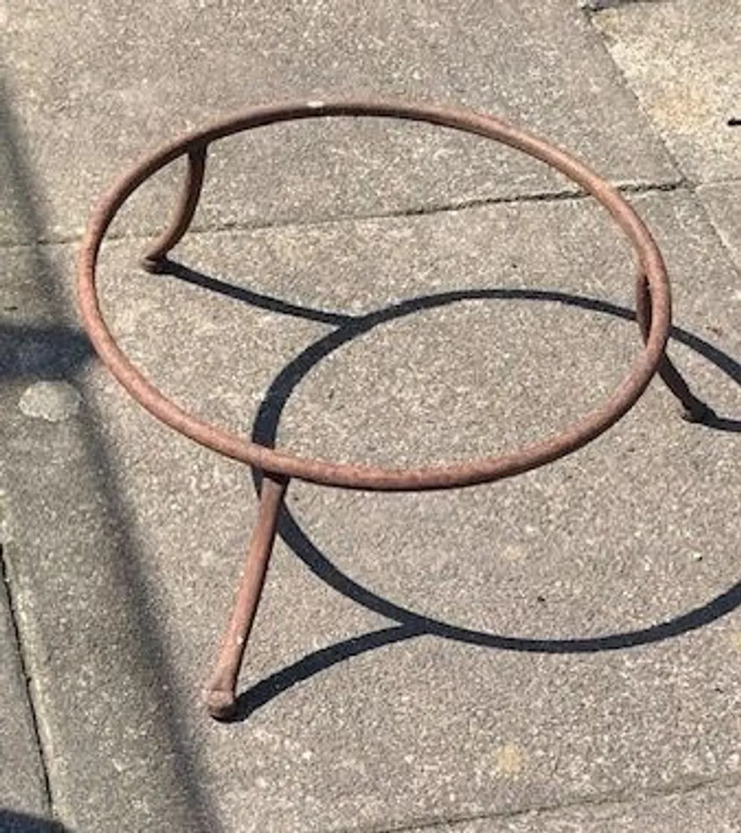 Vintage Metal Fire Pit with stand. - Image 3