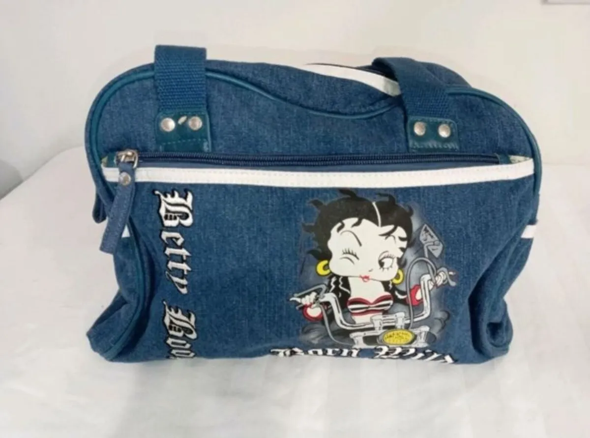 betty boop denim style bag - Image 1