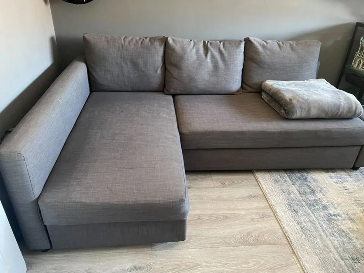 IKEA Friheten Corner sofa-bed with storage - Image 4