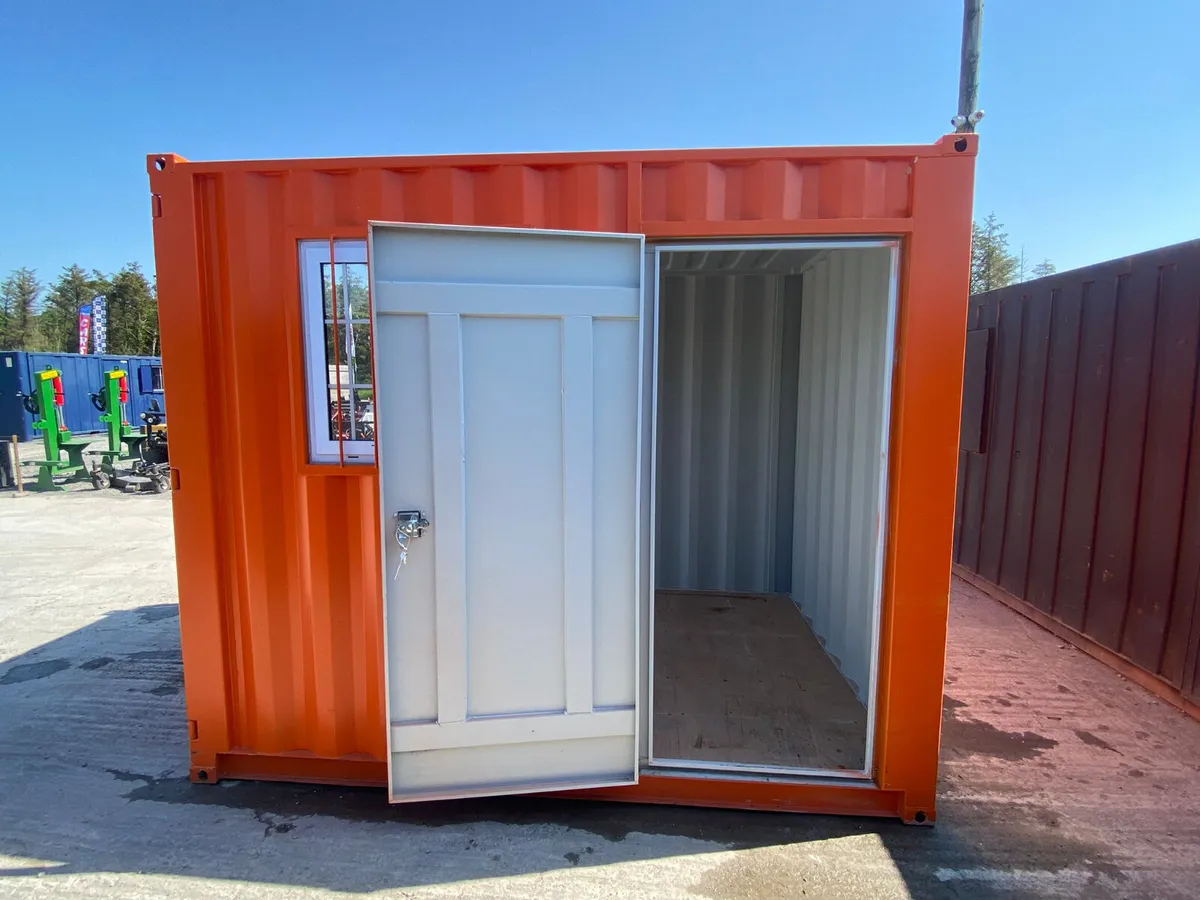 10ft x W 8ft x H 9ft Office / Storage Container - Image 4