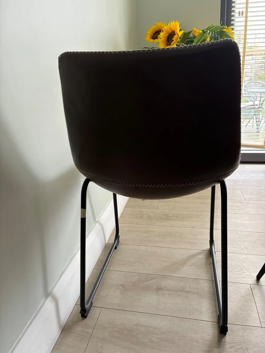 Dining Chairs Brown - Image 2