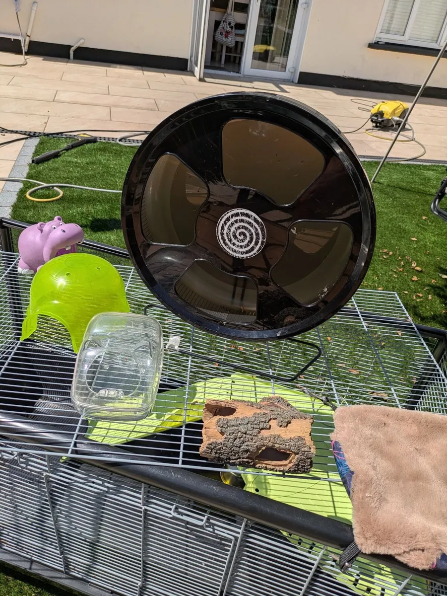 Hamster Cage and Accessories - Image 1