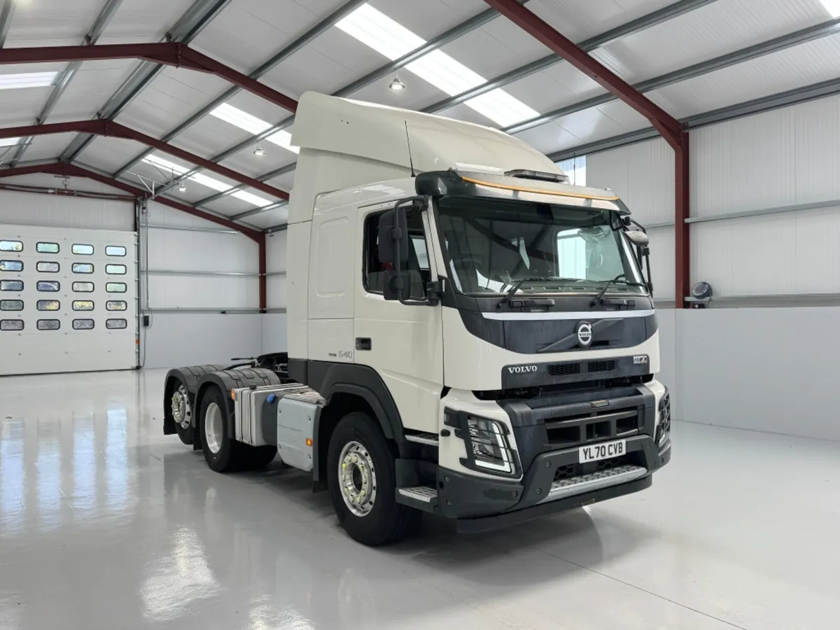 2021 (70) VOLVO FMX 540 FLAT CAB TAG AXLE - Image 1