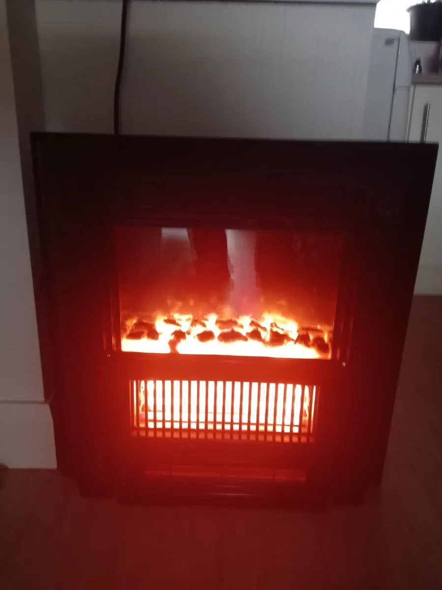 black electric bar fire - Image 2