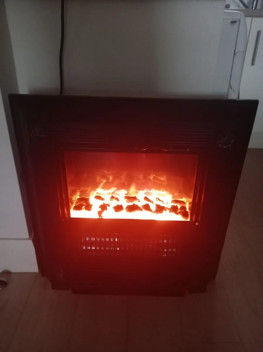 black electric bar fire - Image 4