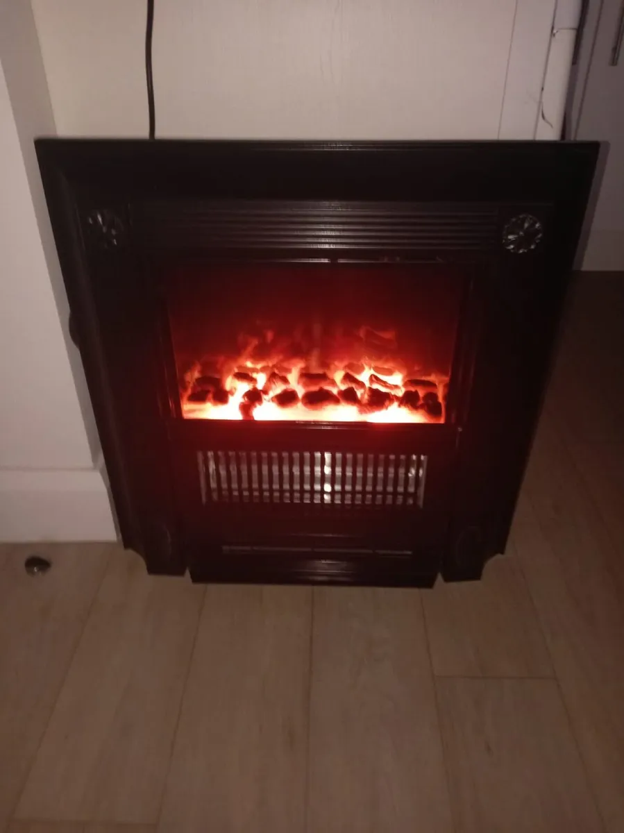 black electric bar fire - Image 3