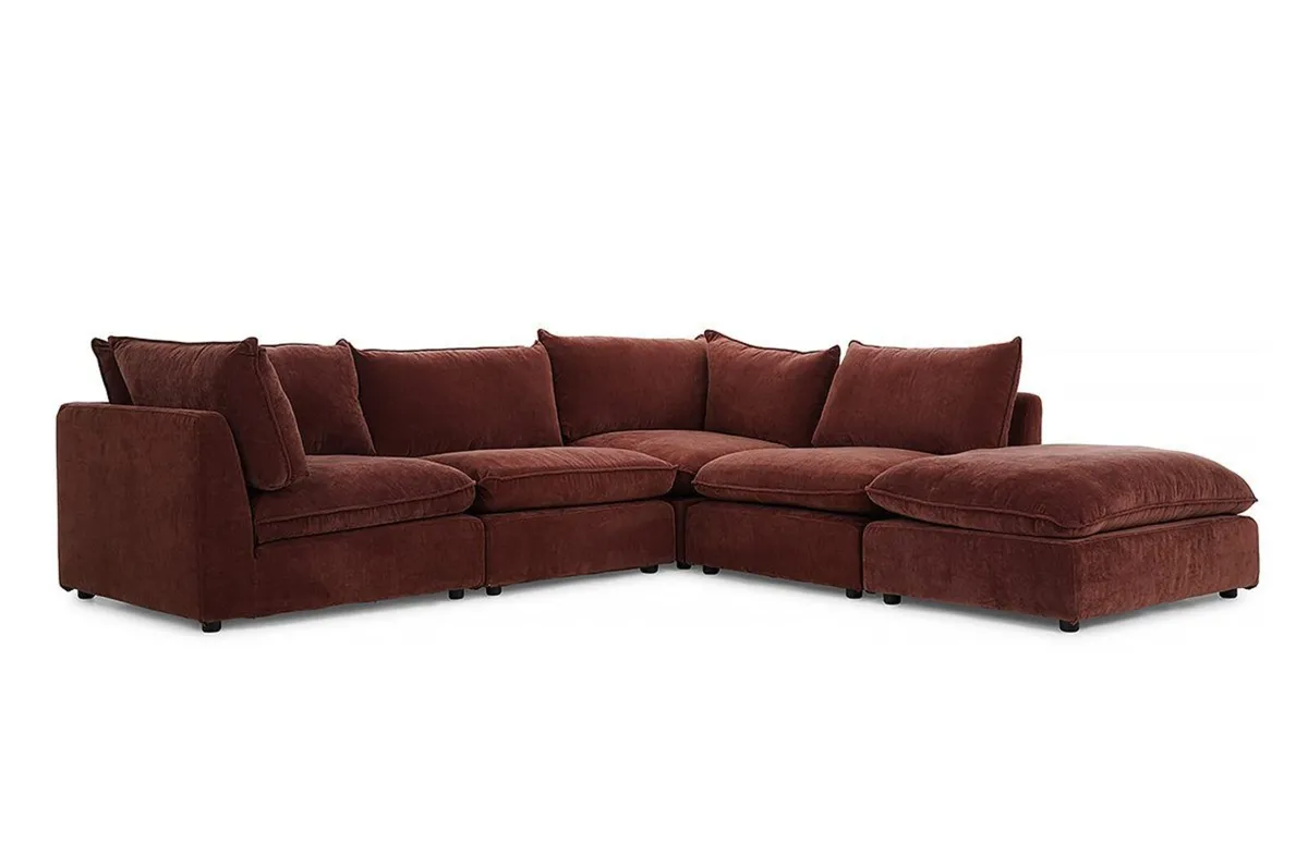 Manhattan Rust Sofa - Image 1