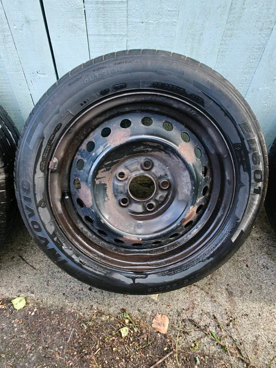4x Honda Civic Steel Wheels 16 inch - Image 3
