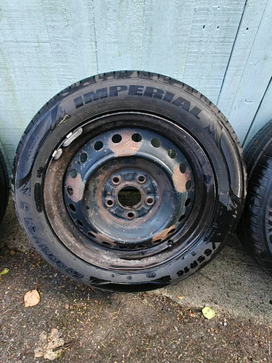 4x Honda Civic Steel Wheels 16 inch - Image 4