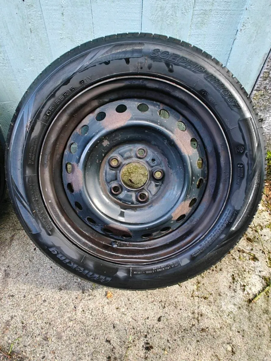 4x Honda Civic Steel Wheels 16 inch - Image 2