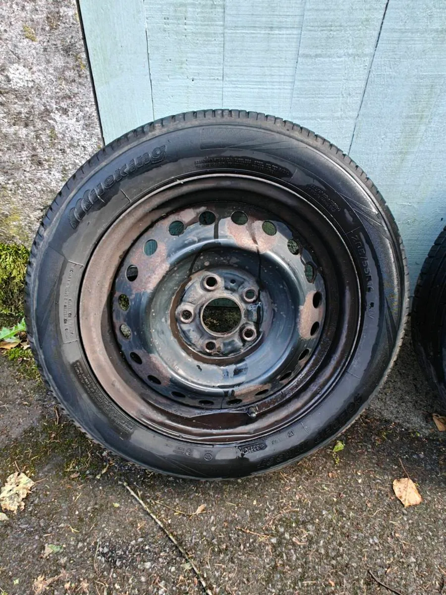 2x Honda Civic Steel Wheels 16 inch - Image 2