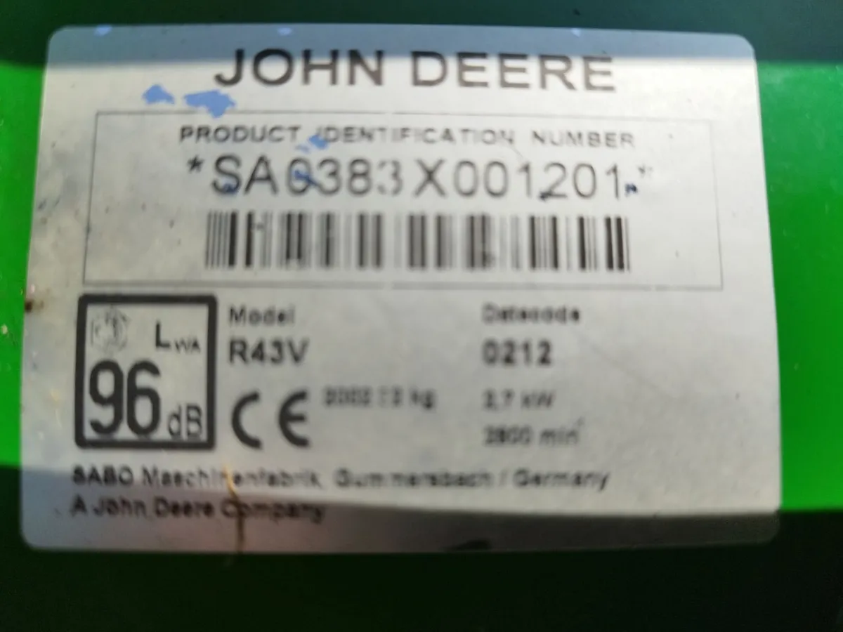 John Deere Lawnmower for sale - Image 3