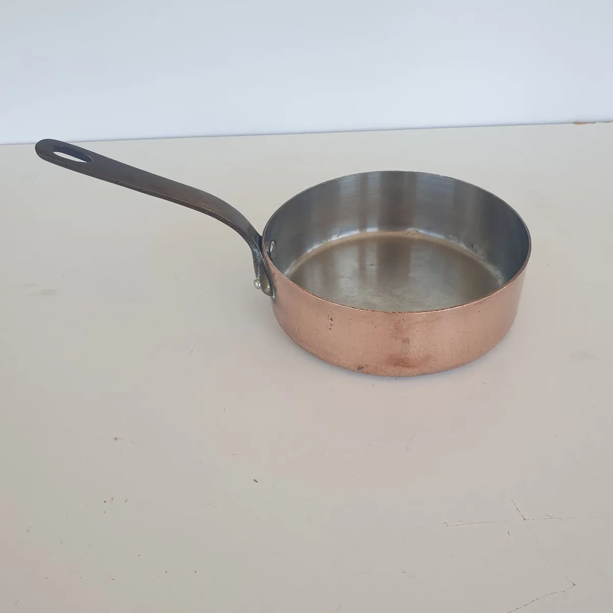Mauviel 16 cm copper sauce pan vintage - Image 2