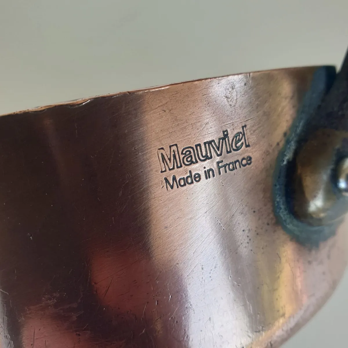 Mauviel 16 cm copper sauce pan vintage - Image 1