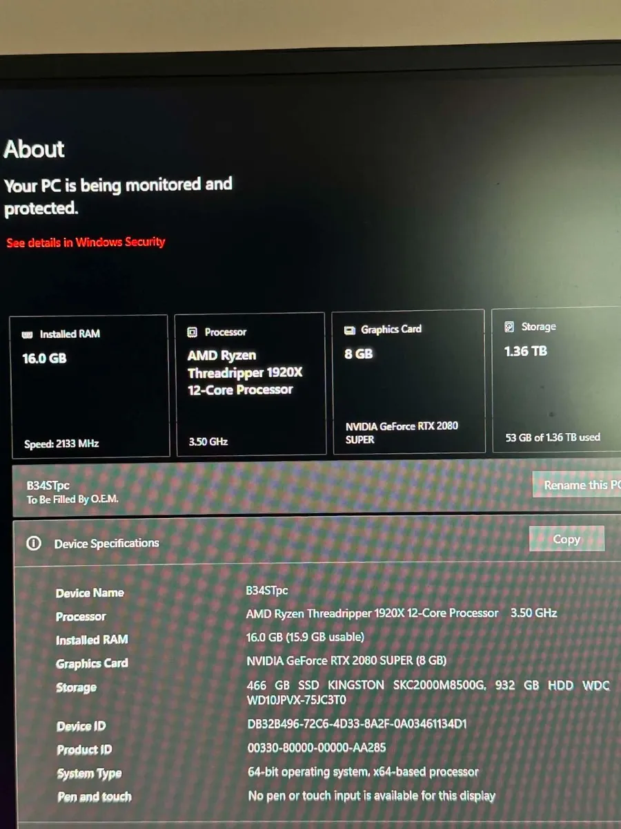 Gaming PC + G-SYNC 144hz Monitor - Image 4