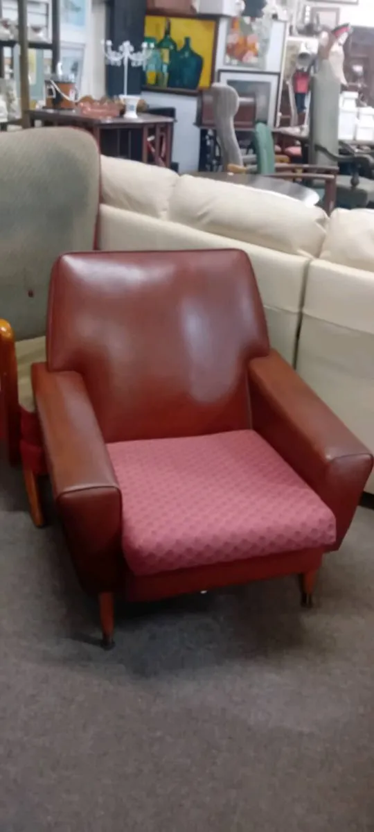 Early 20th Century Low Fireside Armchair