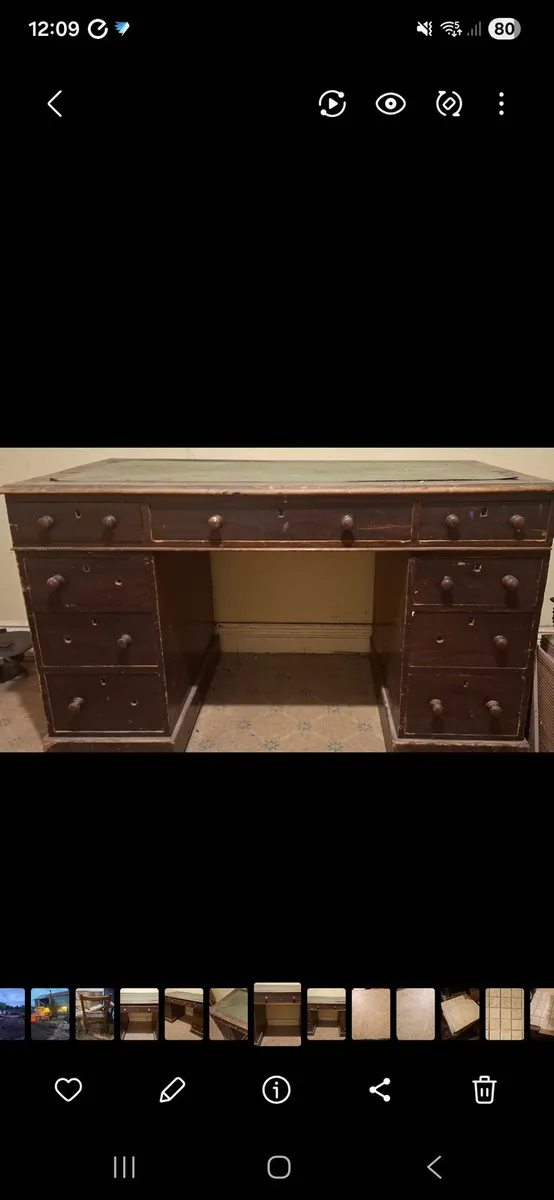 Antique Writing Desk - Image 1
