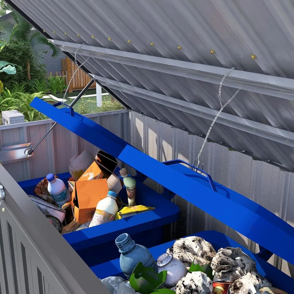Outdoor Bin Storage Unit - Image 4