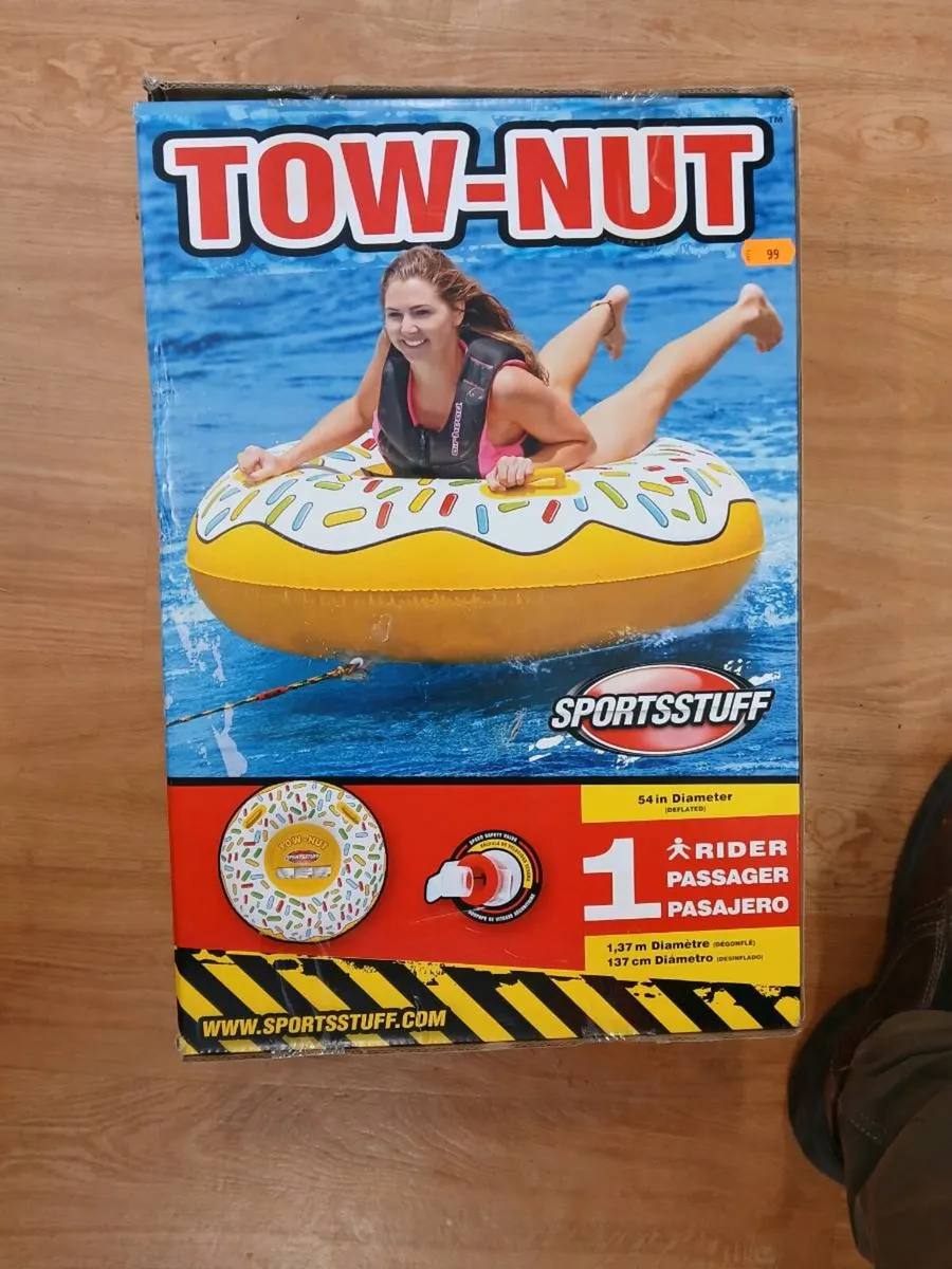 NEW Tow-nut donut, towable tube - Image 1