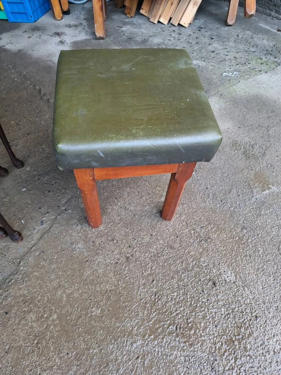 Vintage stools and nest of tables (DELIVERY) - Image 3