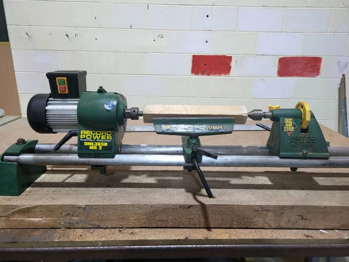 Record Wood Turning Lathe - Image 4