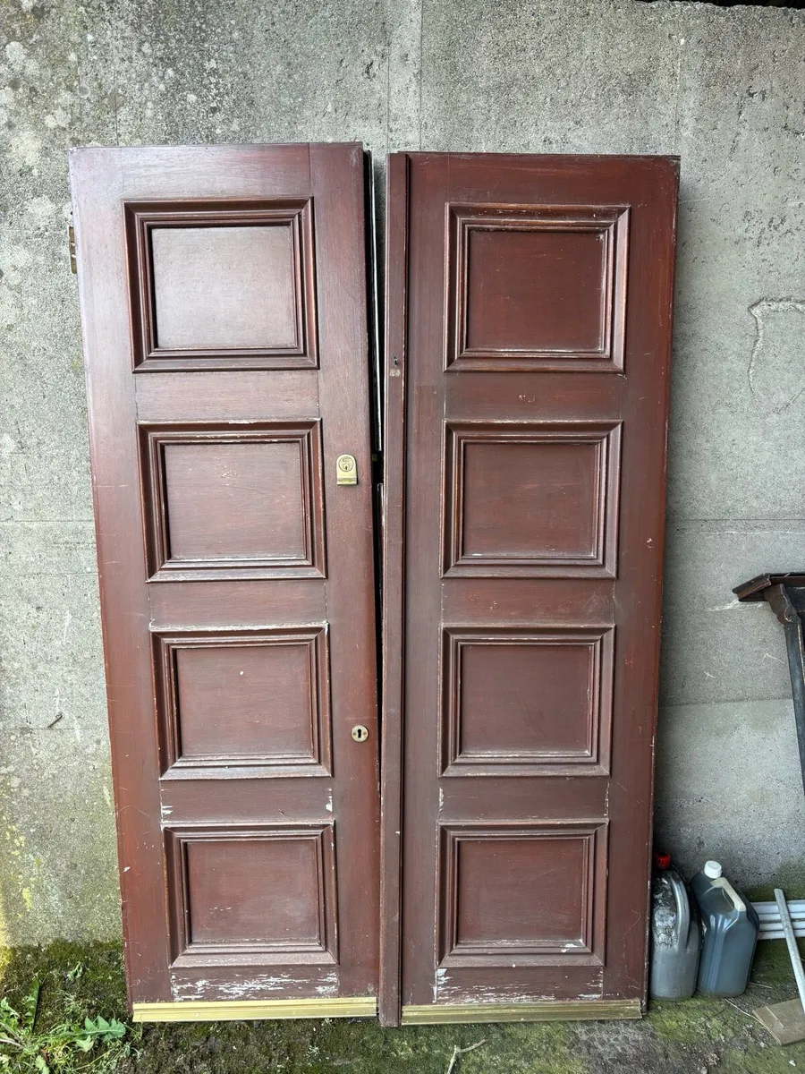 Solid Mahogany Doors - Image 1