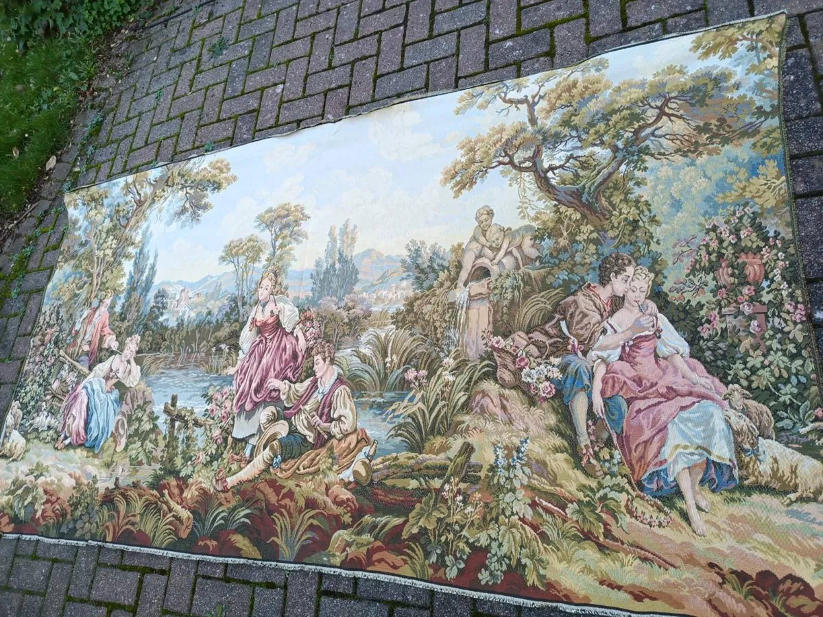 Italian Tapestry Wall Hanging - Image 1