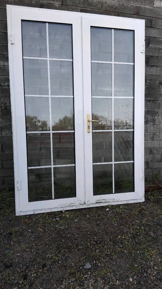 Pvc french doors - Image 1