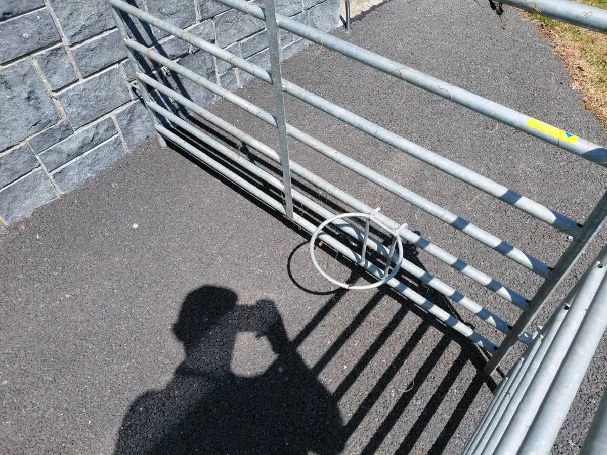 Lamb pen fence with drinking bucket holder - Image 3
