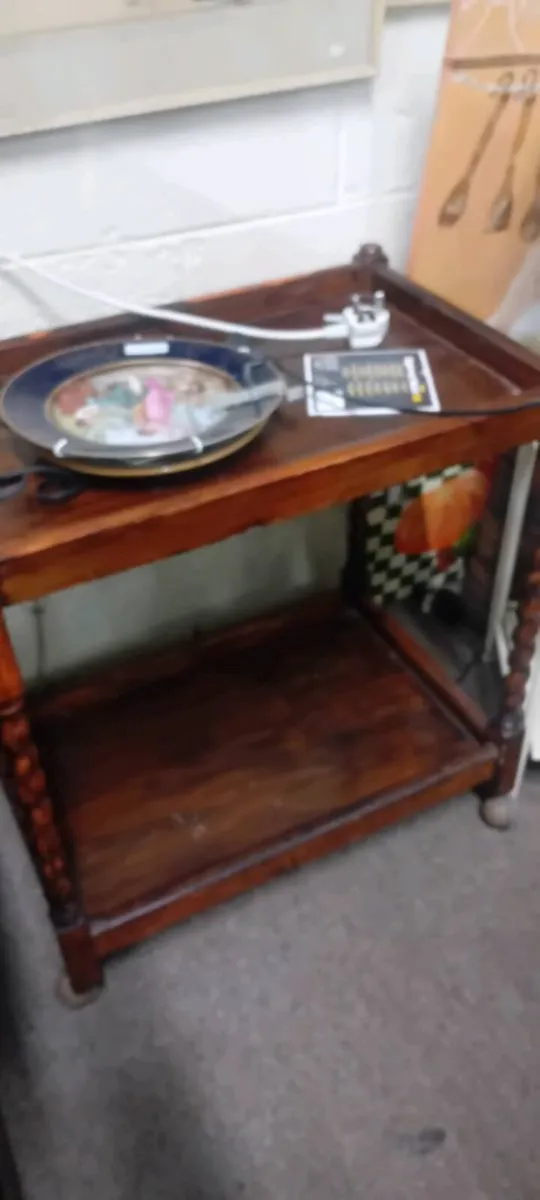 Vintage Wooden Tea Trolley