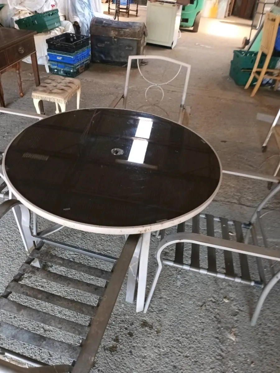 Garden Table and Chairs - Image 1