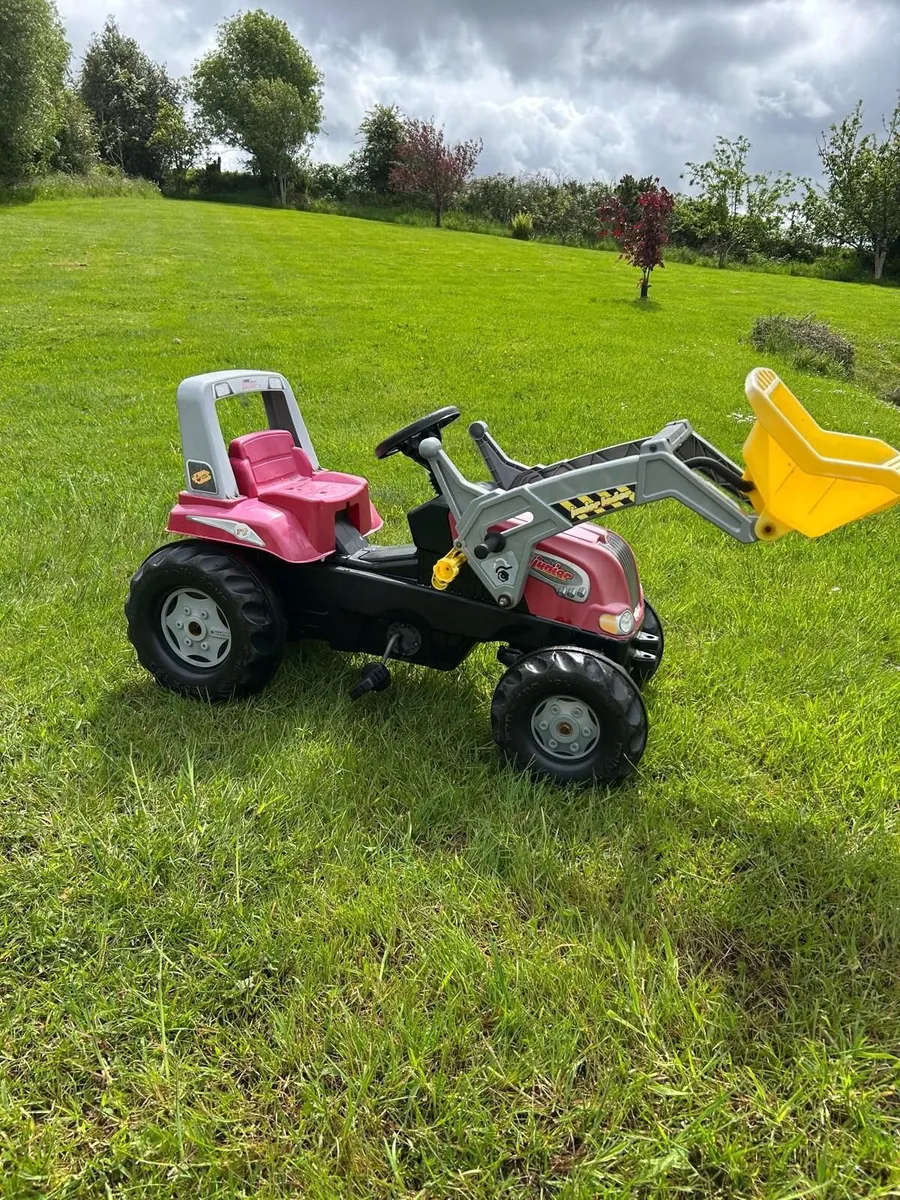 Kids tractor & trailer and slurry tank - Image 2
