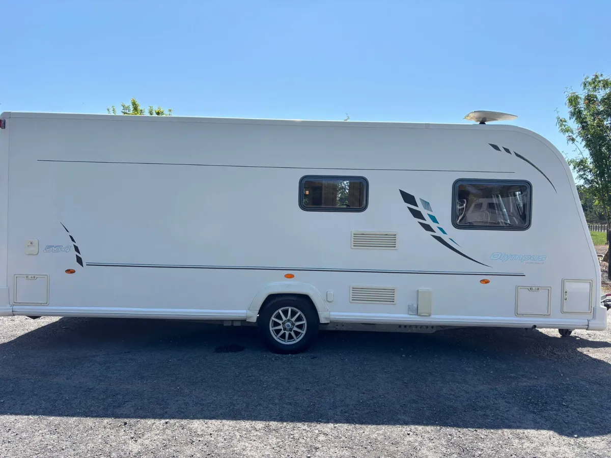 Bailey Olympus 4 berth fixed bed caravan - Image 1