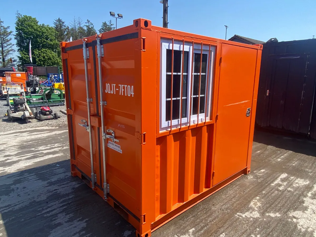 W6.1ft x H6.6ft x L7.5ft  Office/Storage Container - Image 1