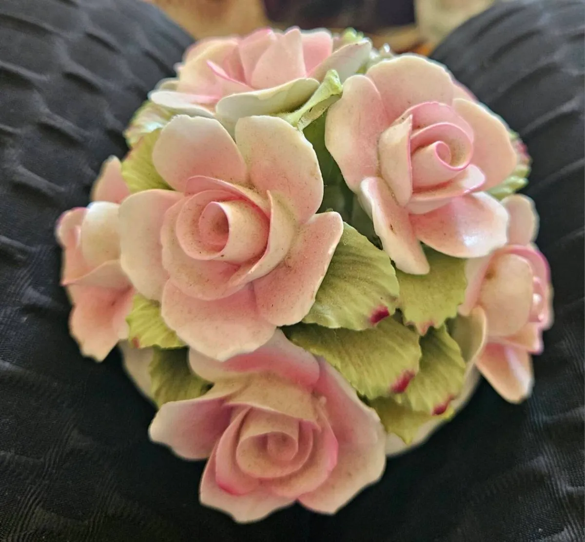 Aynsley Rose Bowl Ornament - Image 1