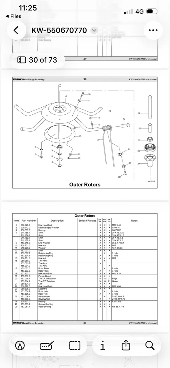 Wanted repairs to a 4 rotor grass tedder - Image 4
