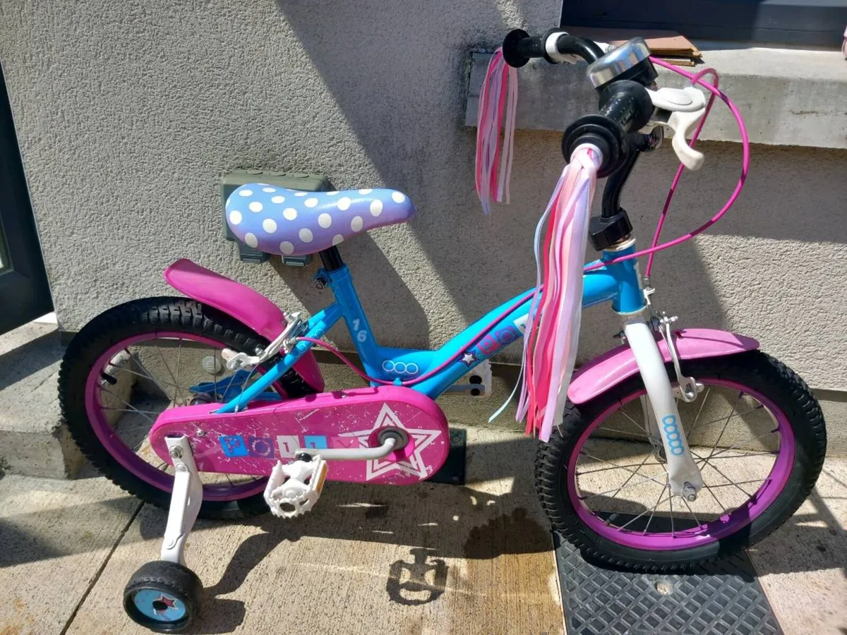 Kids polly bike size 16 inch wheels - Image 1