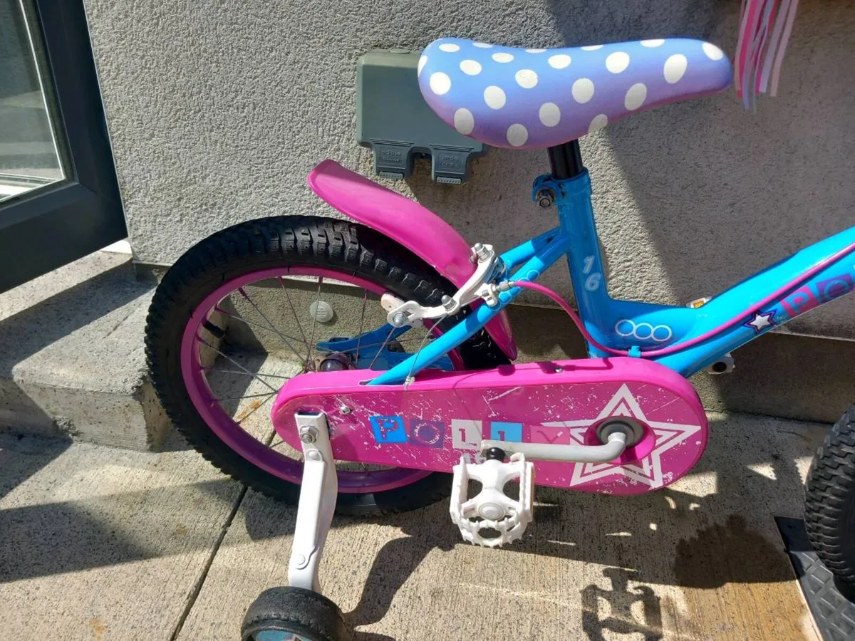 Kids polly bike size 16 inch wheels - Image 3