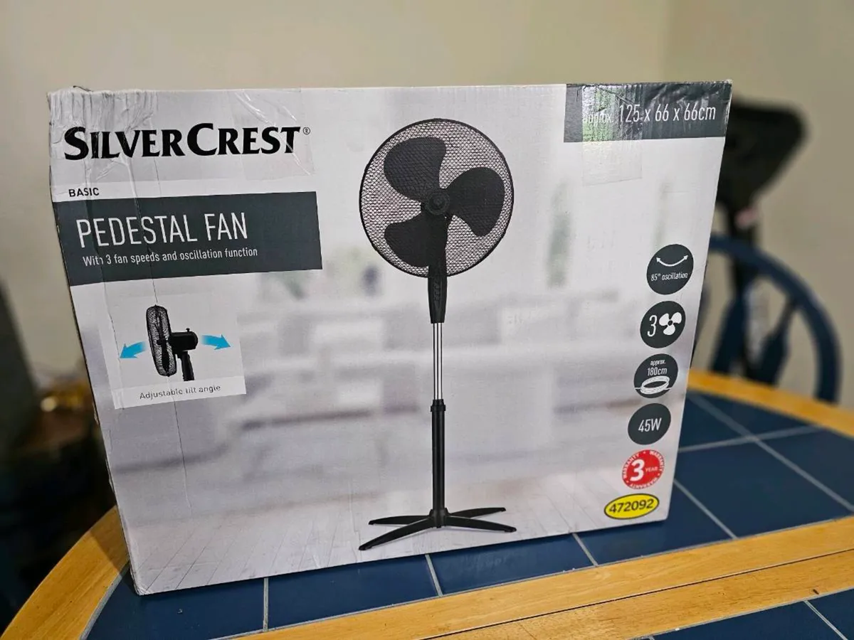 Pedestal Fan Brand new - Image 2