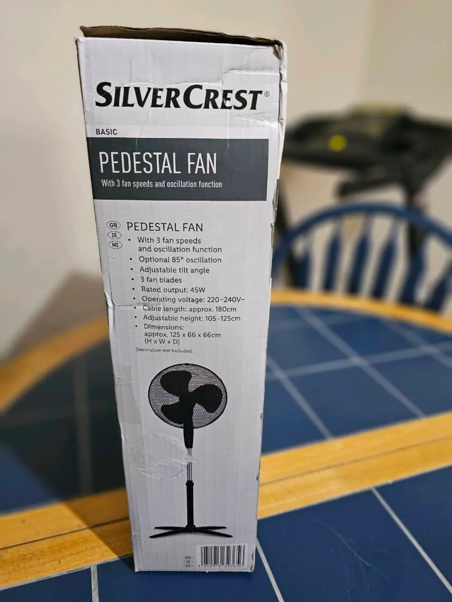 Pedestal Fan Brand new - Image 4