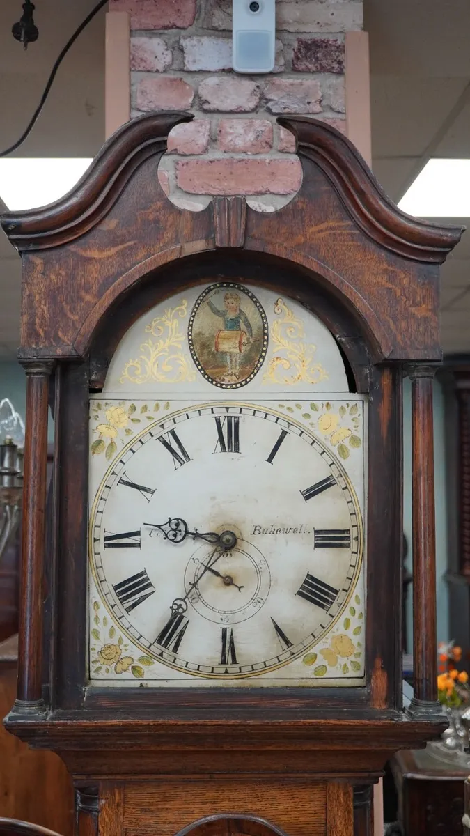 Late Georgian Oak Grandfather Clock - Image 3