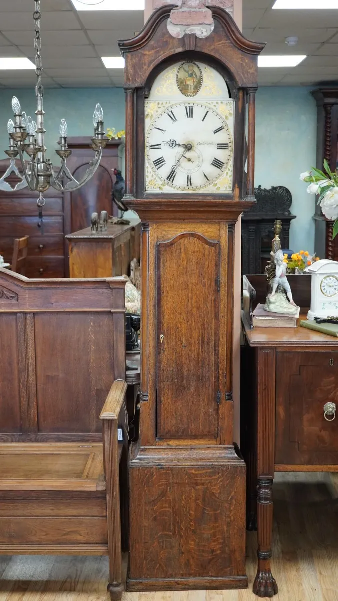Late Georgian Oak Grandfather Clock - Image 2