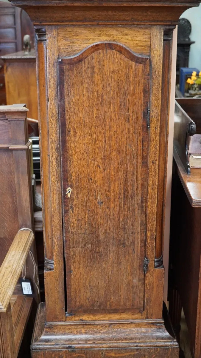 Late Georgian Oak Grandfather Clock - Image 4