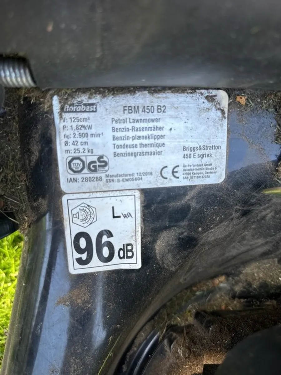 Lawnmower (needs deck repair) - Image 3
