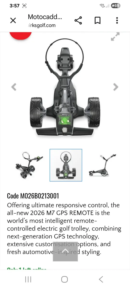 Electric golf trolley - Image 2