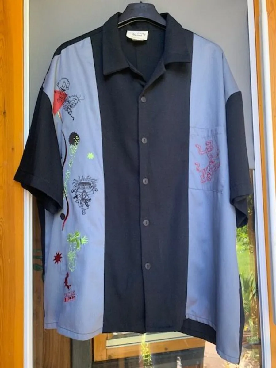 Vintage Rugrats II Feature Film Crew Bowling Shirt - Image 1