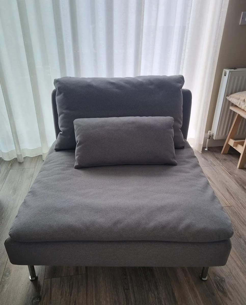 IKEA SÖDERHAMN Lounge Chair – Grey - Image 2