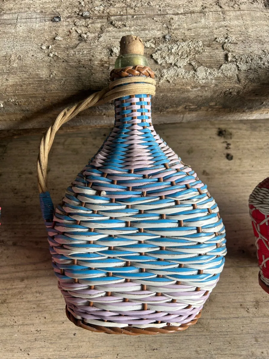 Antique French glass bottles - Image 3