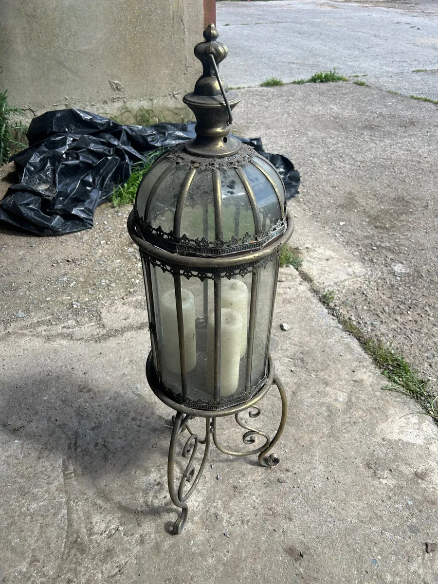 Vintage candle stand - Image 1